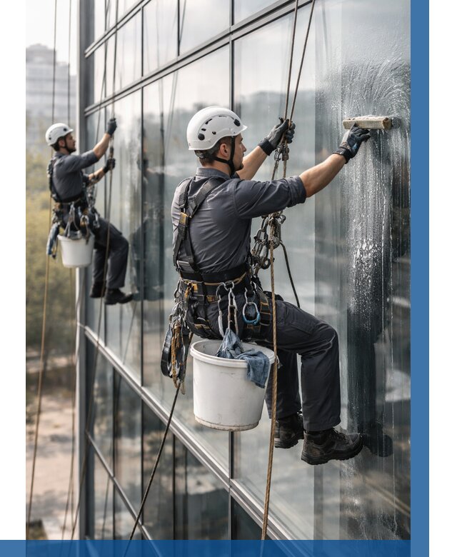 Мойка сплошного остекления в Тольятти, заказать от 310 р.| ВЫСОТНИК-Тля