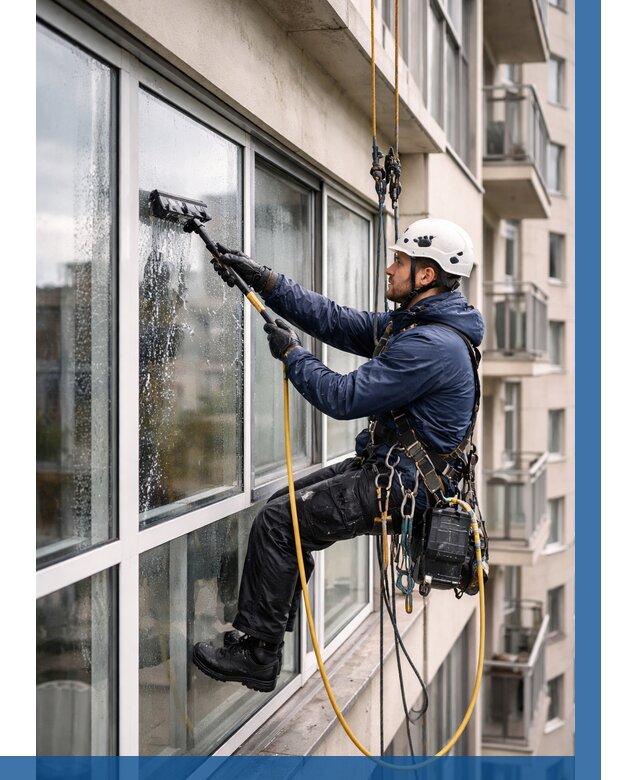 Мойка балконного остекления в Тольятти от 3620 р. | ВЫСОТНИК-Тля