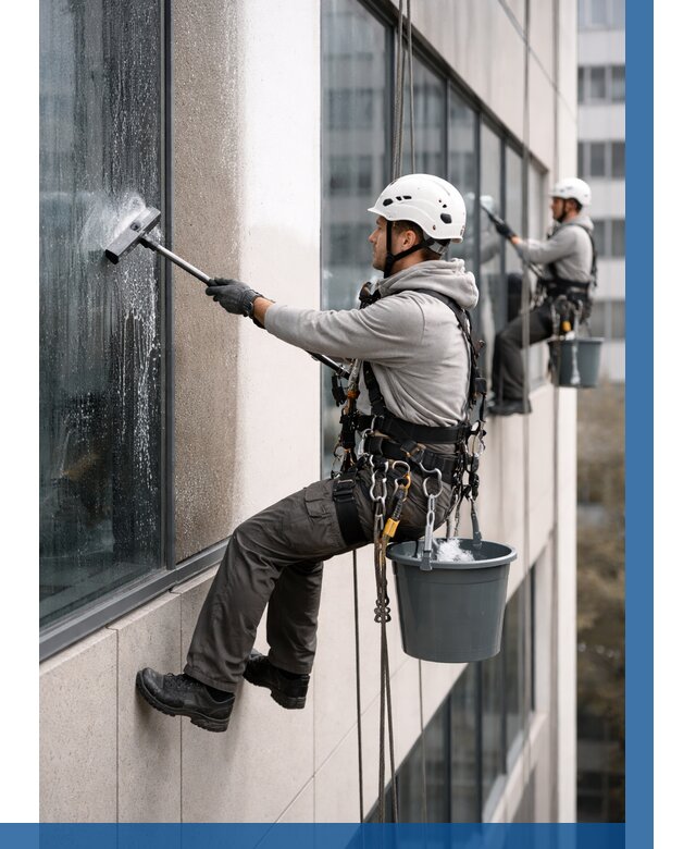 Мойка фасадов зданий в Тольятти под ключ от 362 р. | ВЫСОТНИК-Тля