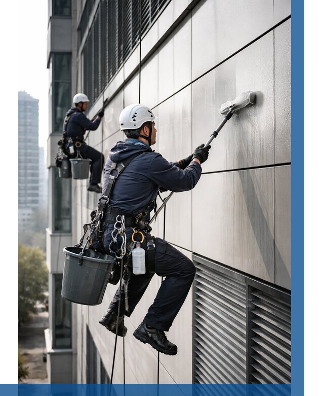 Мойка вентилируемого фасада в Тольятти от 259 р. | ВЫСОТНИК-Тля