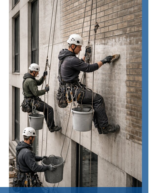 Удаление высолов с фасада в Тольятти от 259 р. | ВЫСОТНИК-Тля