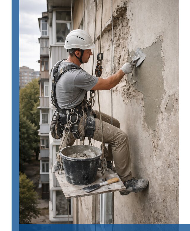Восстановление фасадной штукатурки в Тольятти с гарантией качества