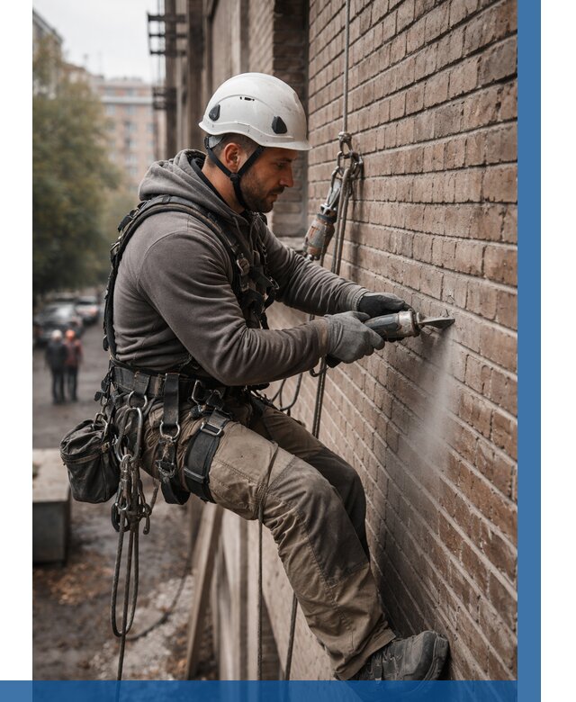 Расшивка кирпичных швов в Тольятти от 621 р. | ВЫСОТНИК-Тля