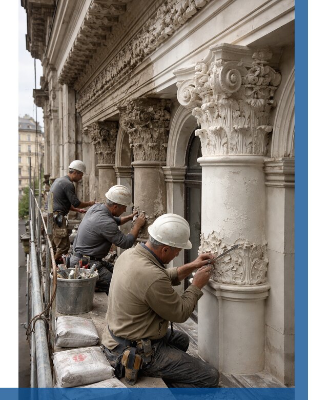 Реставрация фасадной лепнины в Тольятти от 2586 р. | ВЫСОТНИК-Тля