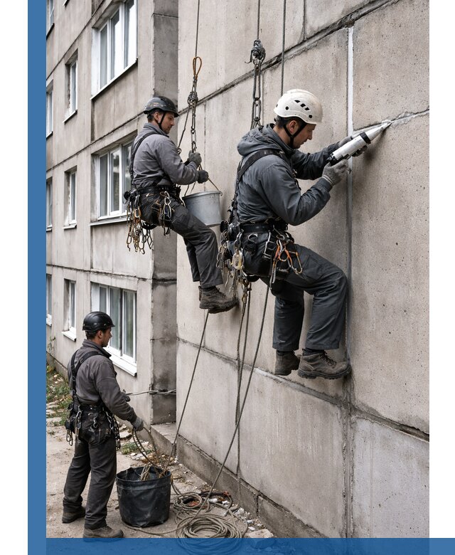 Герметизация межпанельных швов в Тольятти с гарантией герметичности