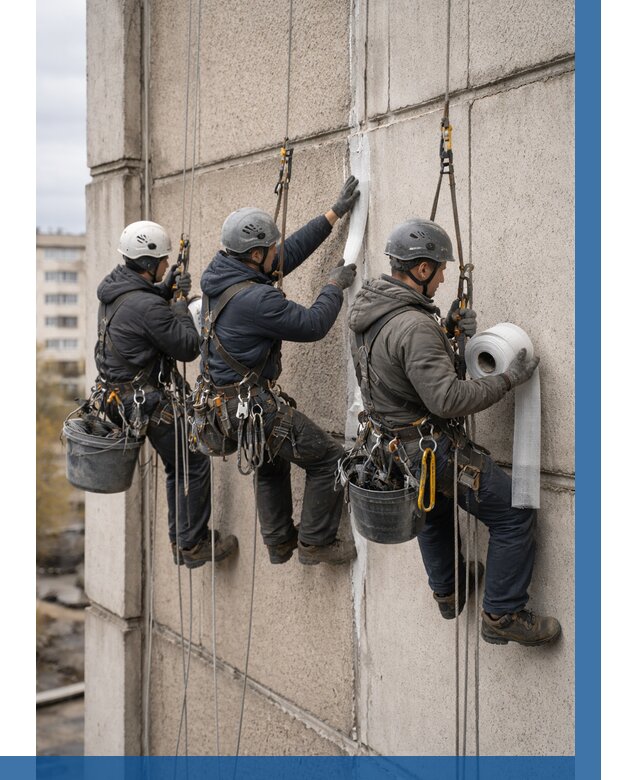 Ремонт межпанельных швов в Тольятти от 776 р. | ВЫСОТНИК-Тля