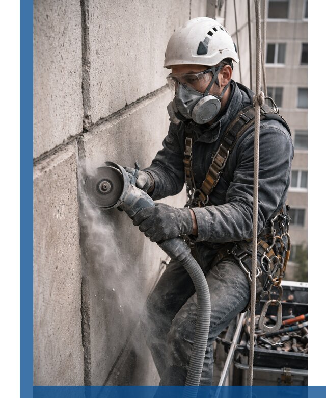 Штробление межпанельных швов в Тольятти качественно и быстро