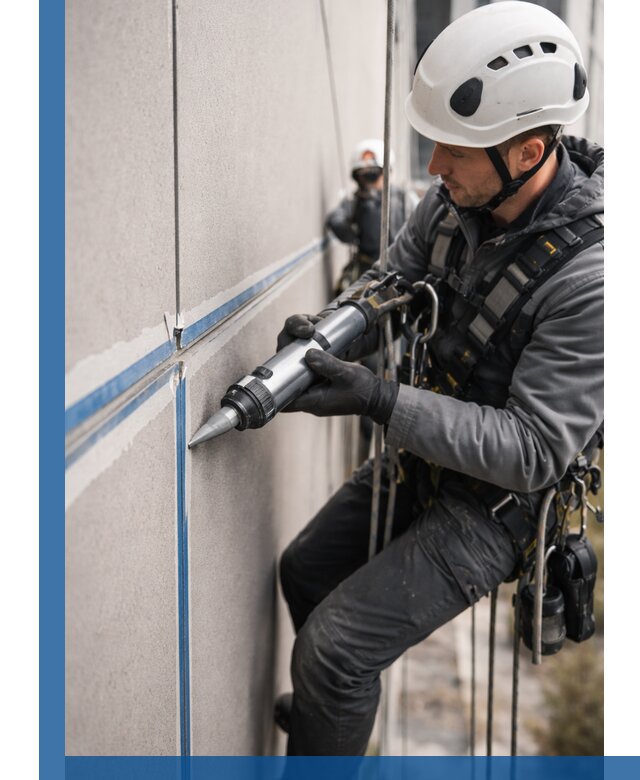 Герметизация стыков фасадных панелей в Тольятти качественно и быстро