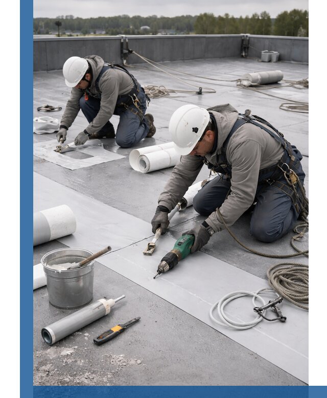 Ремонт мембранной кровли в Тольятти качественно и с гарантией