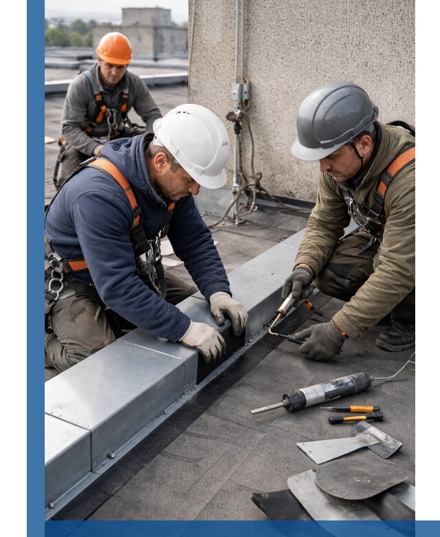 Ремонт кровельных примыканий в Тольятти профессионально