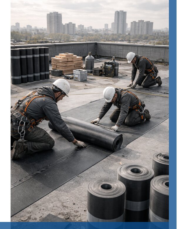 Монтаж мягкой кровли под ключ в Тольятти от 465 р. | ВЫСОТНИК-Тля