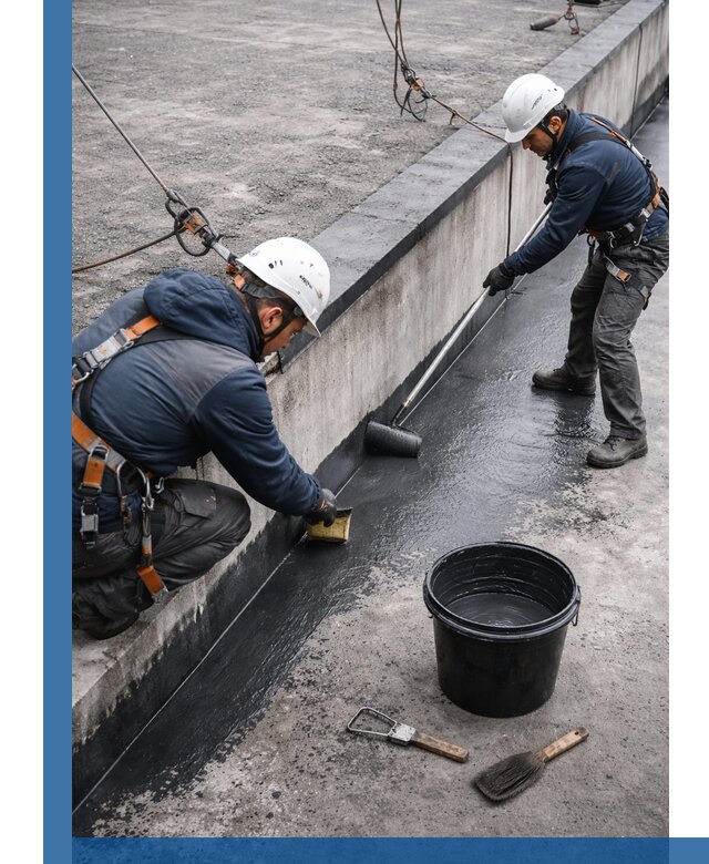 Гидроизоляция кровли жидкой резиной профессионально в Тольятти