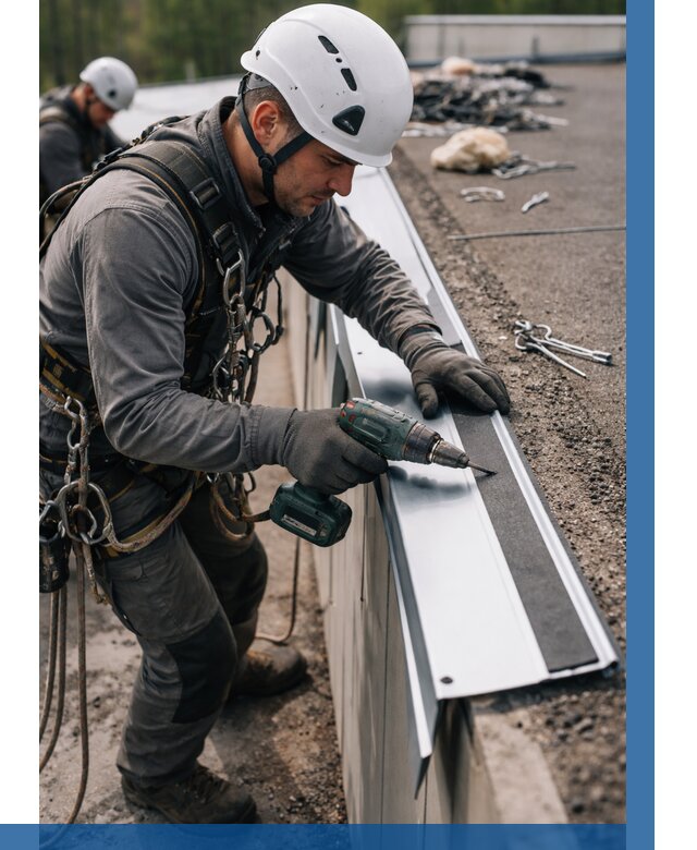 Монтаж капельника на кровле в Тольятти от 310 р. | ВЫСОТНИК-Тля