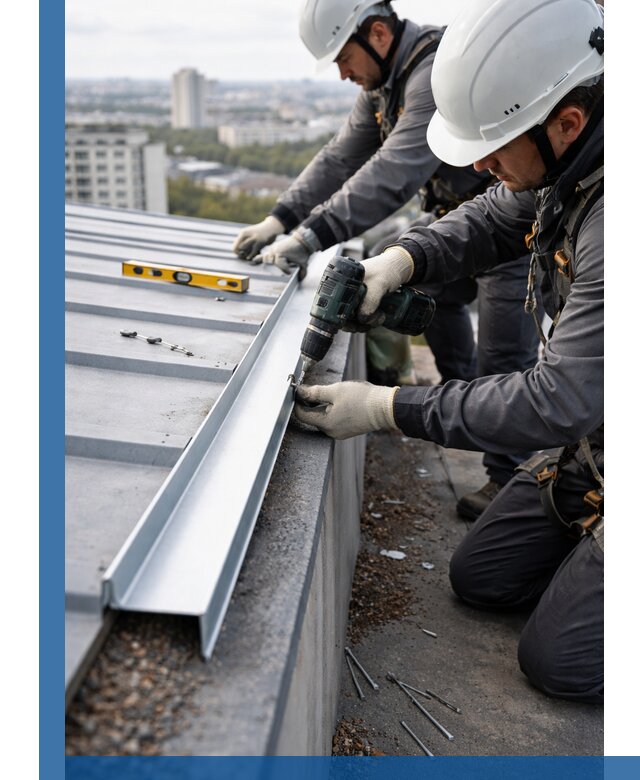 Монтаж капельника на кровле в Тольятти с гарантией качества