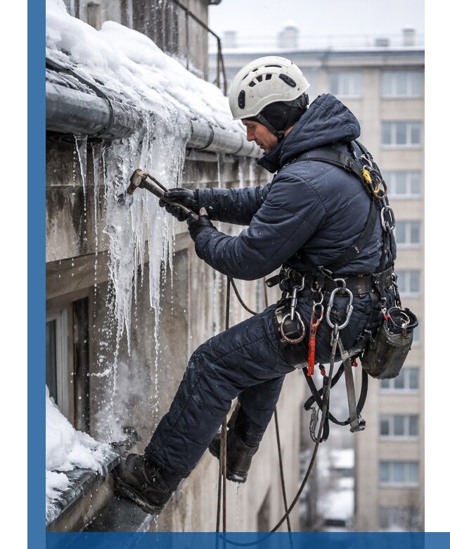 Удаление наледи и чистка водостоков в Тольятти оперативно и безопасно
