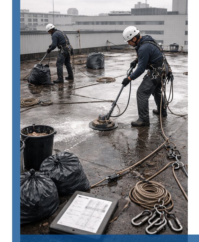 Плановая очистка кровли по графику в Тольятти для безопасности