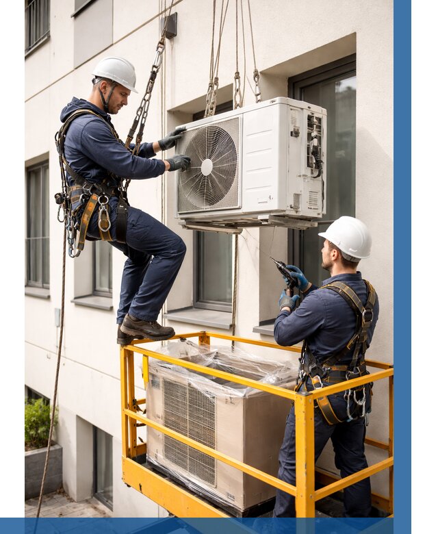 Демонтаж внешнего блока кондиционера в Тольятти от 3620 р. | ВЫСОТНИК-Тля