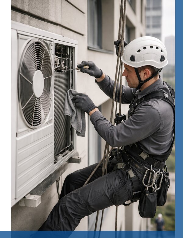 Обслуживание внешнего блока кондиционера в Тольятти от 2792 р.ВЫСОТНИК-Тля