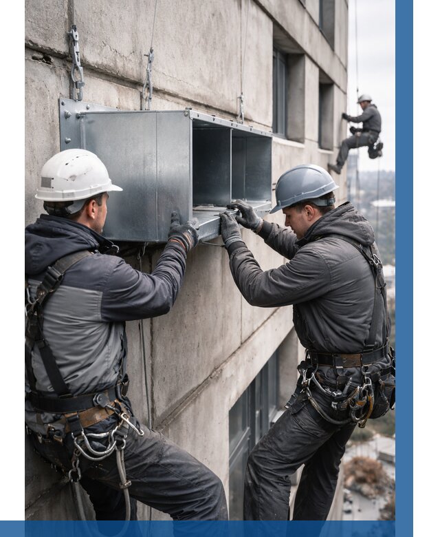 Монтаж вентиляционных коробов в Тольятти от 3103 р. | ВЫСОТНИК-Тля