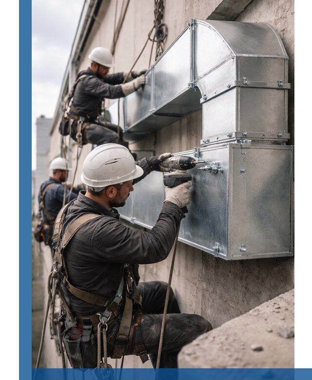 Профессиональный монтаж вентиляционных коробов в Тольятти под ключ