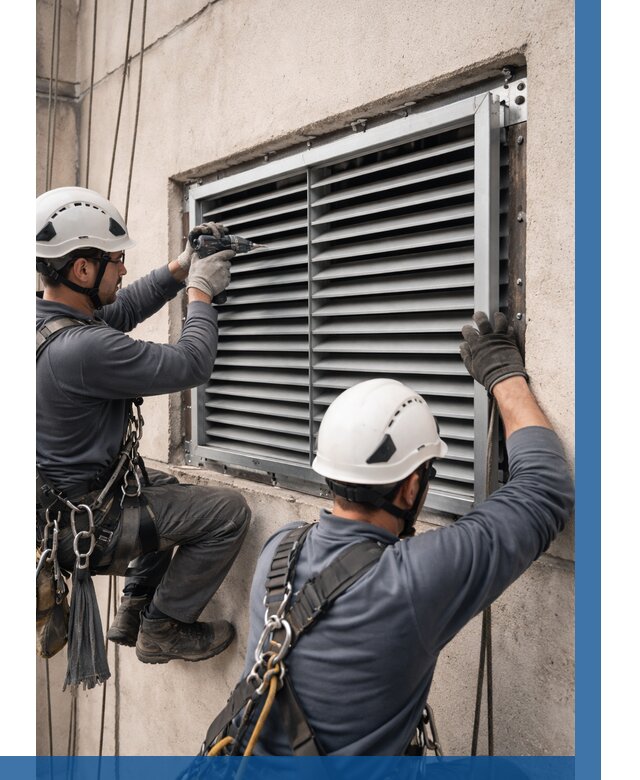 Монтаж вентиляционных решеток в Тольятти от 4654 р. | ВЫСОТНИК-Тля