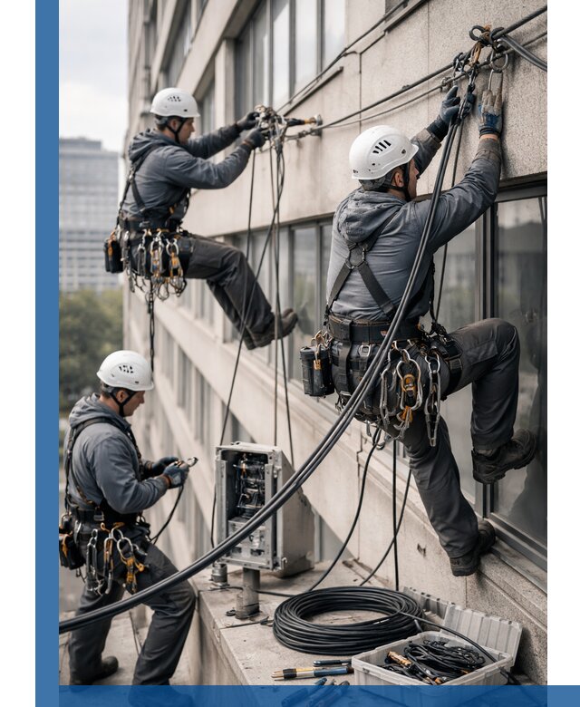 Прокладка оптоволоконного кабеля в Тольятти под ключ с тестированием