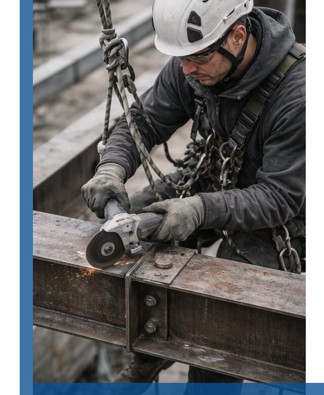 Резка металла на высоте в Тольятти для зданий и конструкций