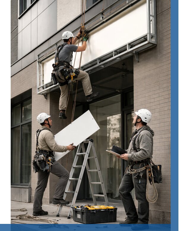 Монтаж светового короба в Тольятти от 6722 р. | ВЫСОТНИК-Тля