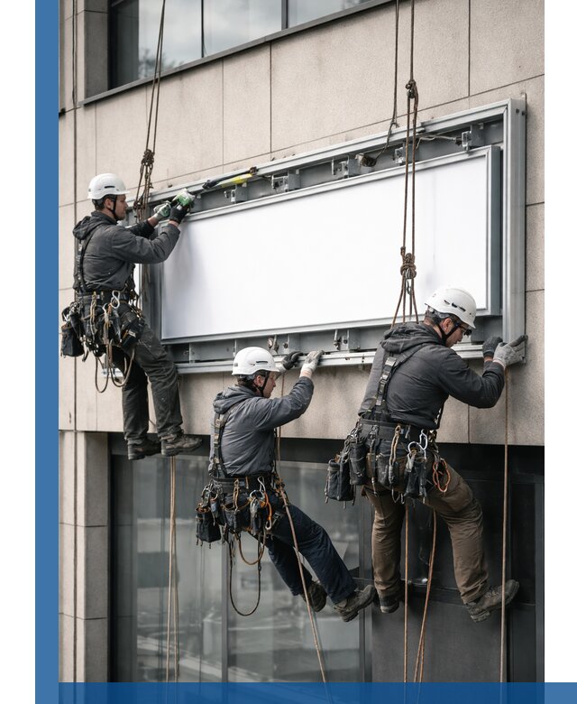 Профессиональный монтаж светового короба под ключ в Тольятти