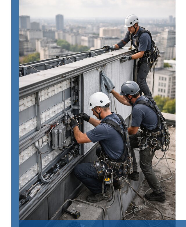 Профессиональное обслуживание крышной рекламы в Тольятти под ключ