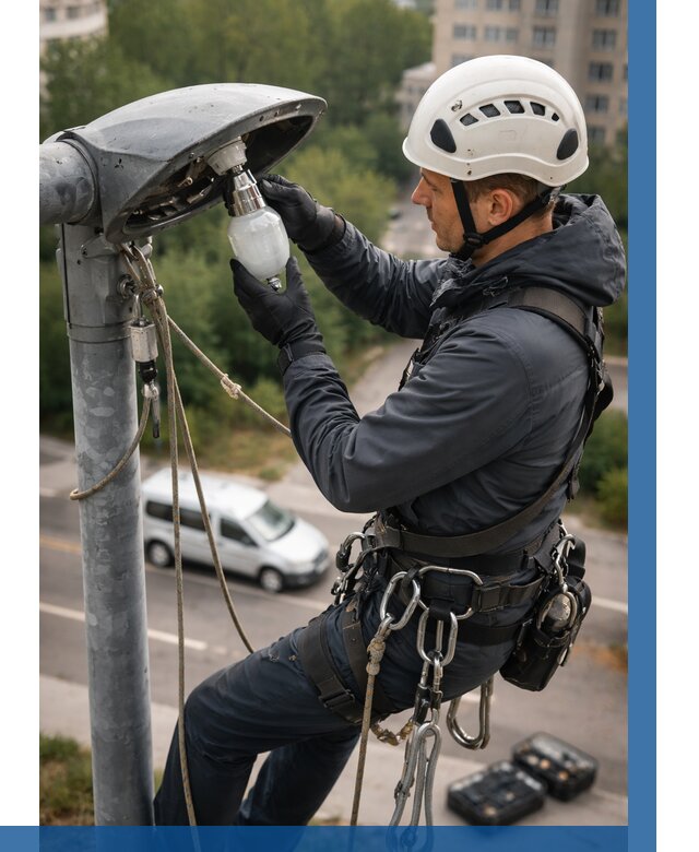 Замена ламп на высоте в Тольятти от 2586 р. | ВЫСОТНИК-Тля