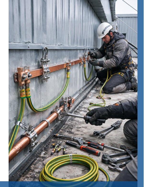 Монтаж заземления здания в Тольятти от 25855 р. | ВЫСОТНИК-Тля