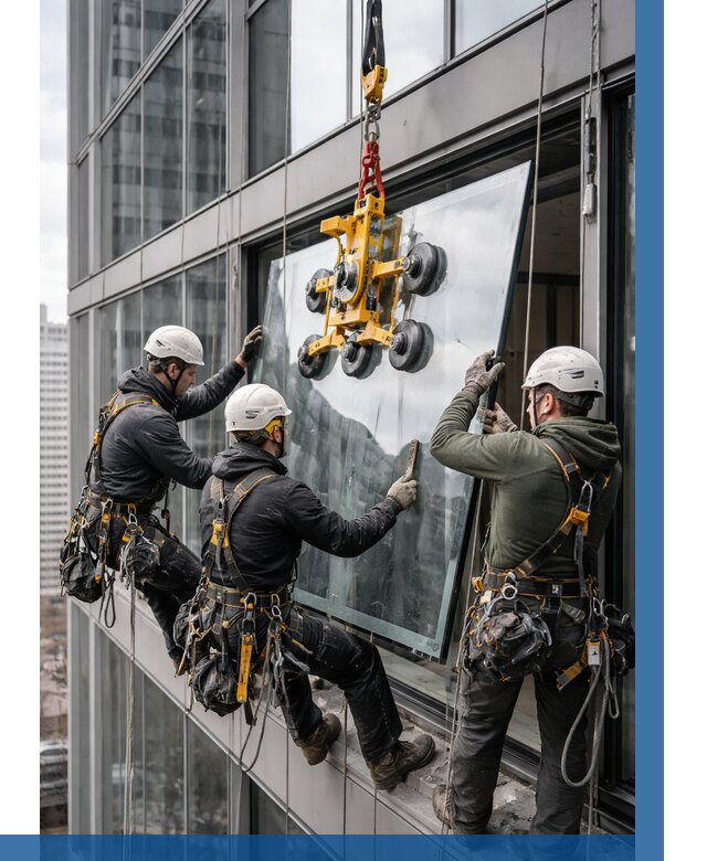 Фасадное остекление зданий под ключ в Тольятти от 10342 р. | ВЫСОТНИК-Тля