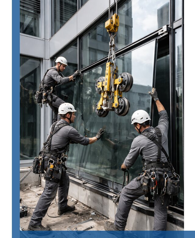 Структурное остекление фасадов в Тольятти монтаж и обслуживание