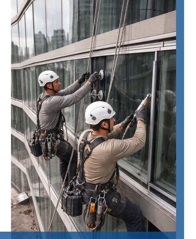 Радиусное остекление фасада в Тольятти от 12410 р. | ВЫСОТНИК-Тля