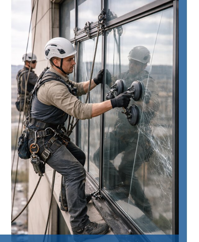 Замена стекла в витраже в Тольятти под ключ от 8791 р. | ВЫСОТНИК-Тля