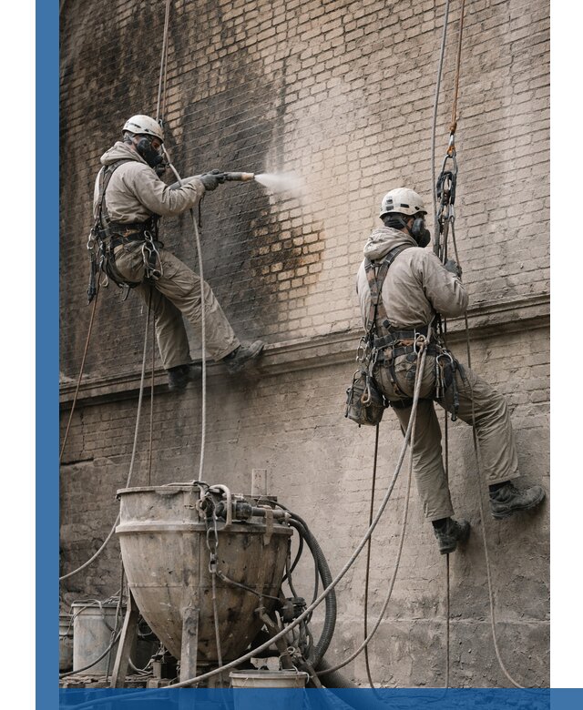 Пескоструйная очистка фасадов в Тольятти профессионально