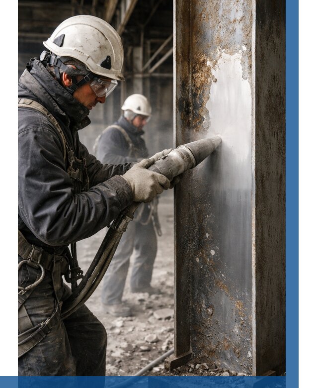 Удаление старой краски с металла в Тольятти от 465 р. | ВЫСОТНИК-Тля