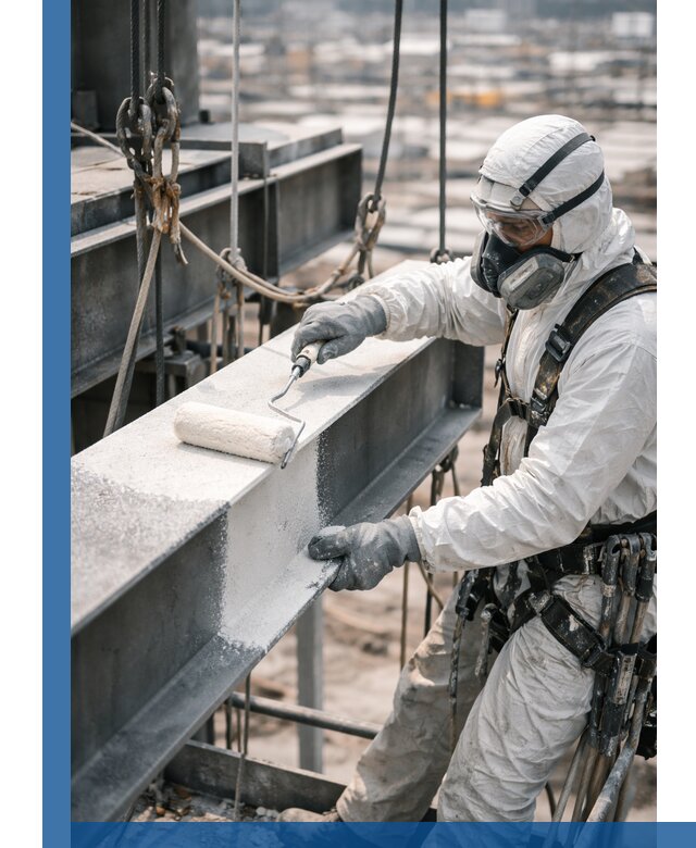 Профессиональная огнезащитная обработка металлоконструкций в Тольятти