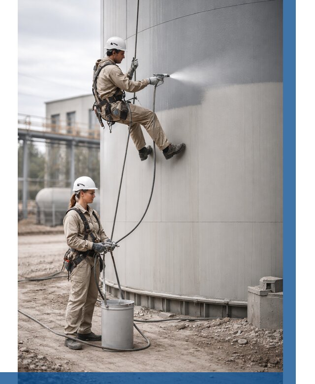 Покраска резервуаров в Тольятти от 1241 р. | ВЫСОТНИК-Тля — заказать