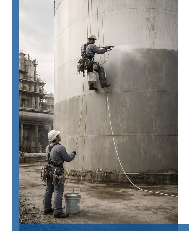 Покраска стальных резервуаров и емкостей в Тольятти профессионально