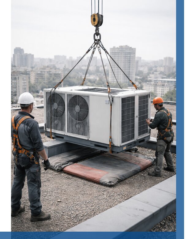 Подъем груза на крышу в Тольятти от 5171 р. | ВЫСОТНИК-Тля заказать