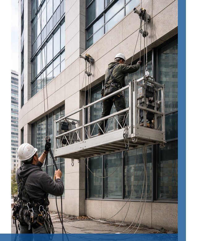 Монтаж и подъем фасадной люльки в Тольятти от 12410 р. | ВЫСОТНИК-Тля