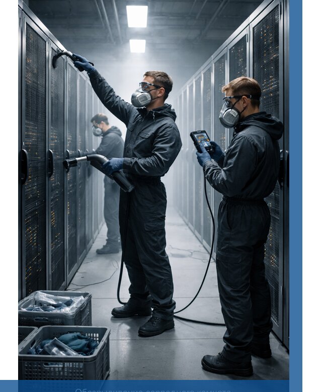 Обеспыливание серверной комнаты в Тольятти от 4654 р. | ВЫСОТНИК-Тля