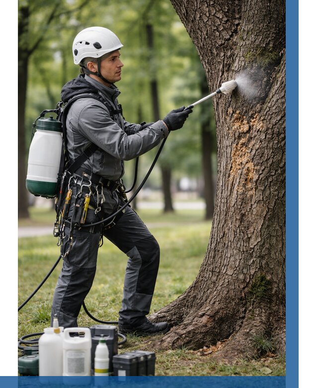 Обработка деревьев от вредителей в Тольятти от 4654 р. | ВЫСОТНИК-Тля