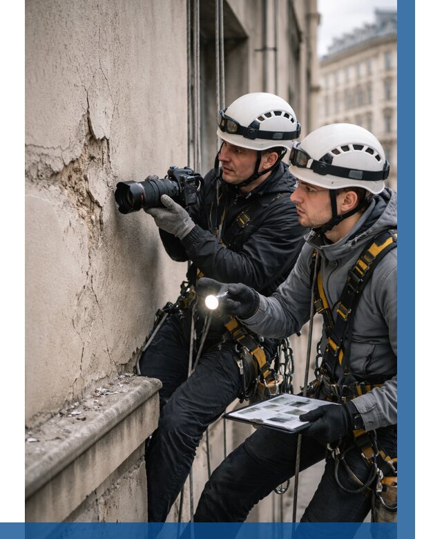 Фотофиксация дефектов фасада в Тольятти от 4654 р. | ВЫСОТНИК-Тля