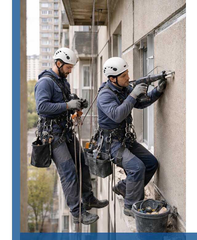 Промышленные альпинисты высотные работы и монтаж в Тольятти